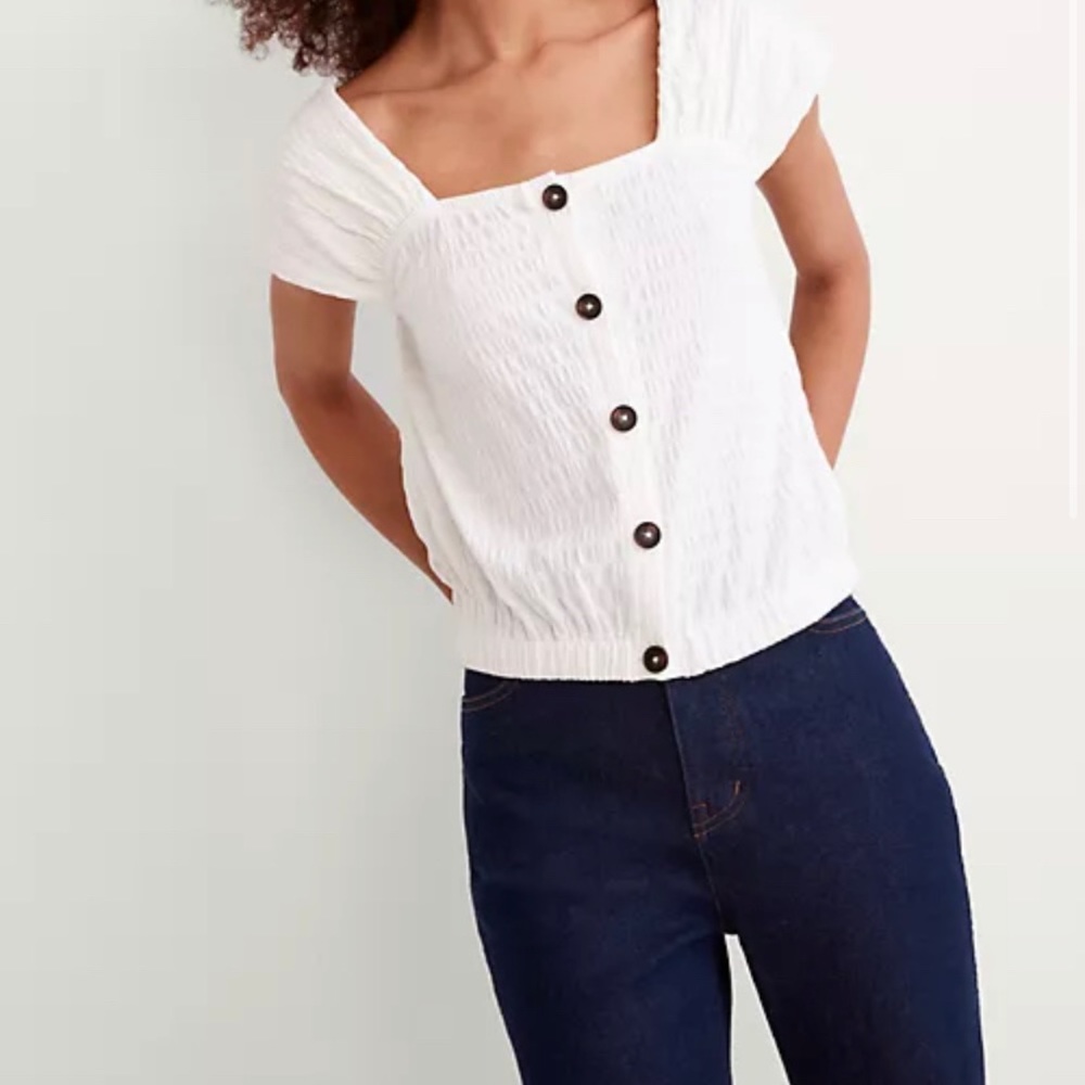 NWT Madewell Crinkle Top - Small